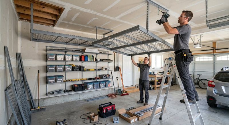 Garage Tool Rack Installation in Prince Georges County, MD