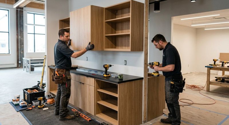 Glazed Cabinets Installation in Indianapolis, IN